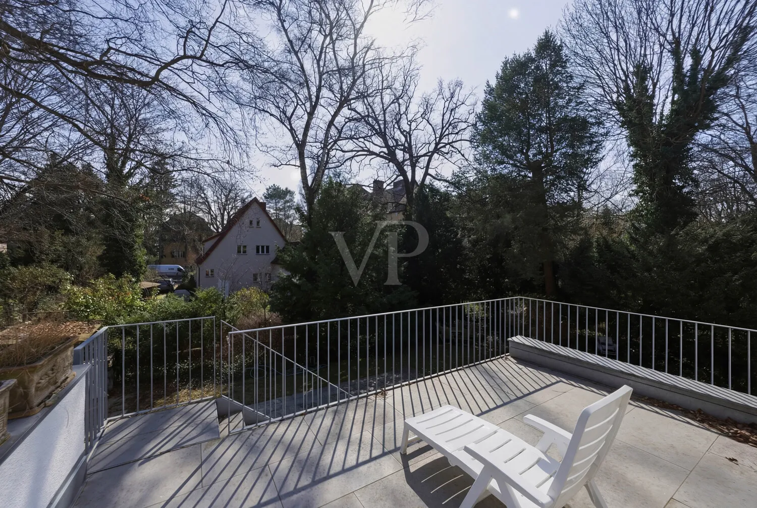 Terrasse im Obergeschoss