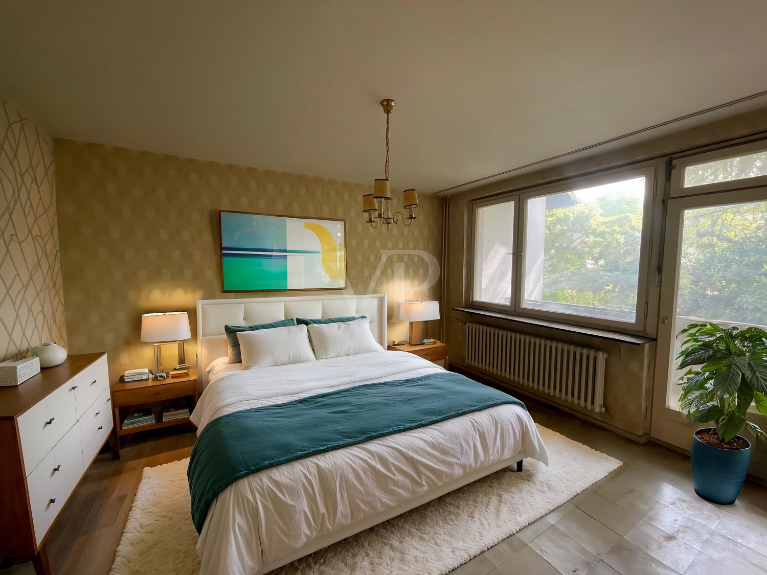 Schlafzimmer 1 visiualisiert