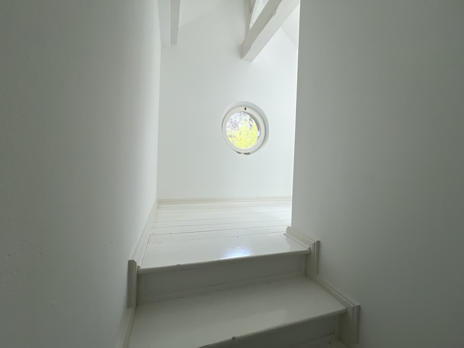 Treppe ins Dachgeschoss