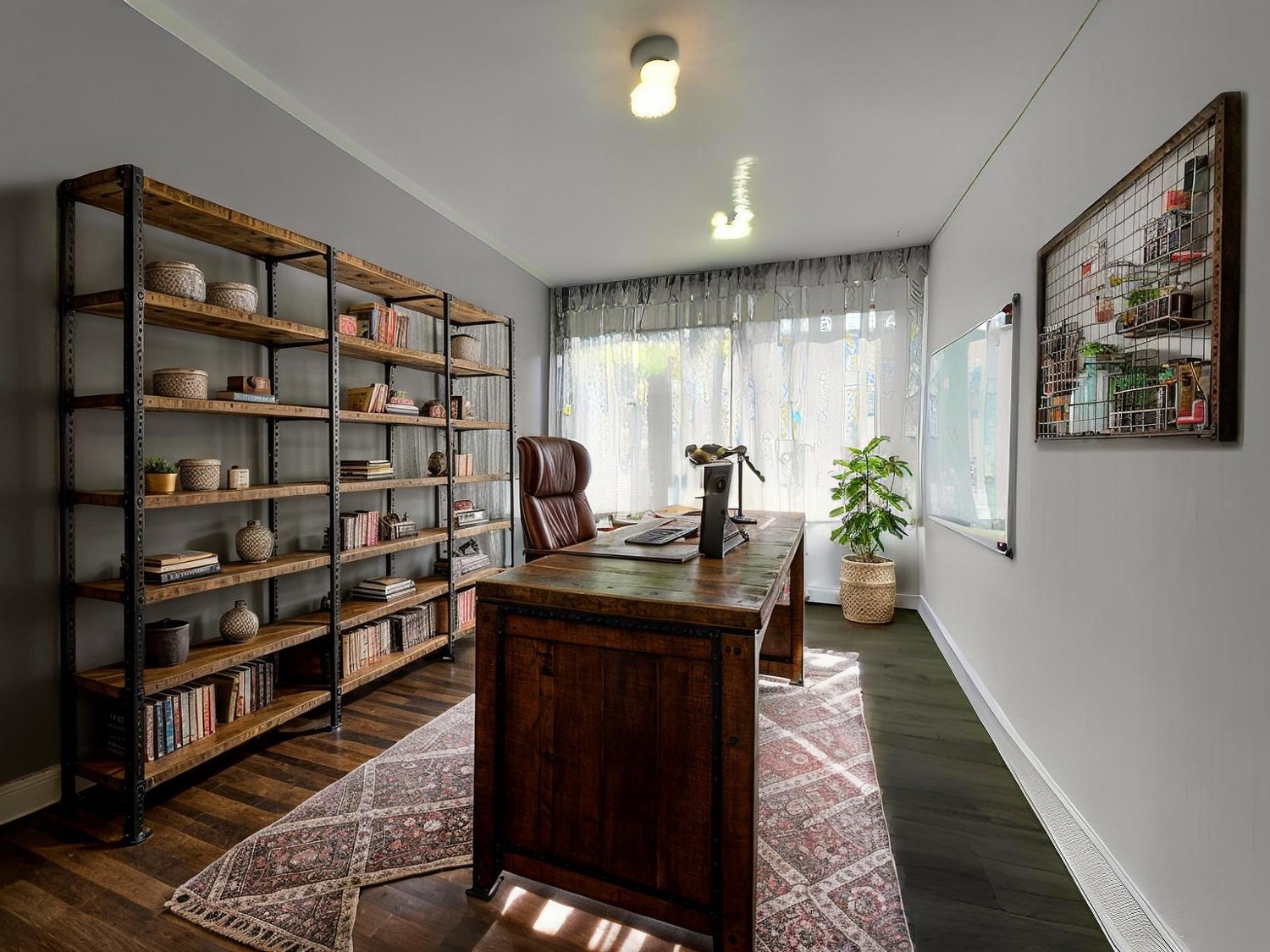 Arbeitszimmer visualisiert