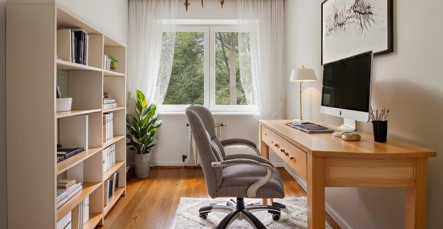 Visualisierung Arbeitszimmer