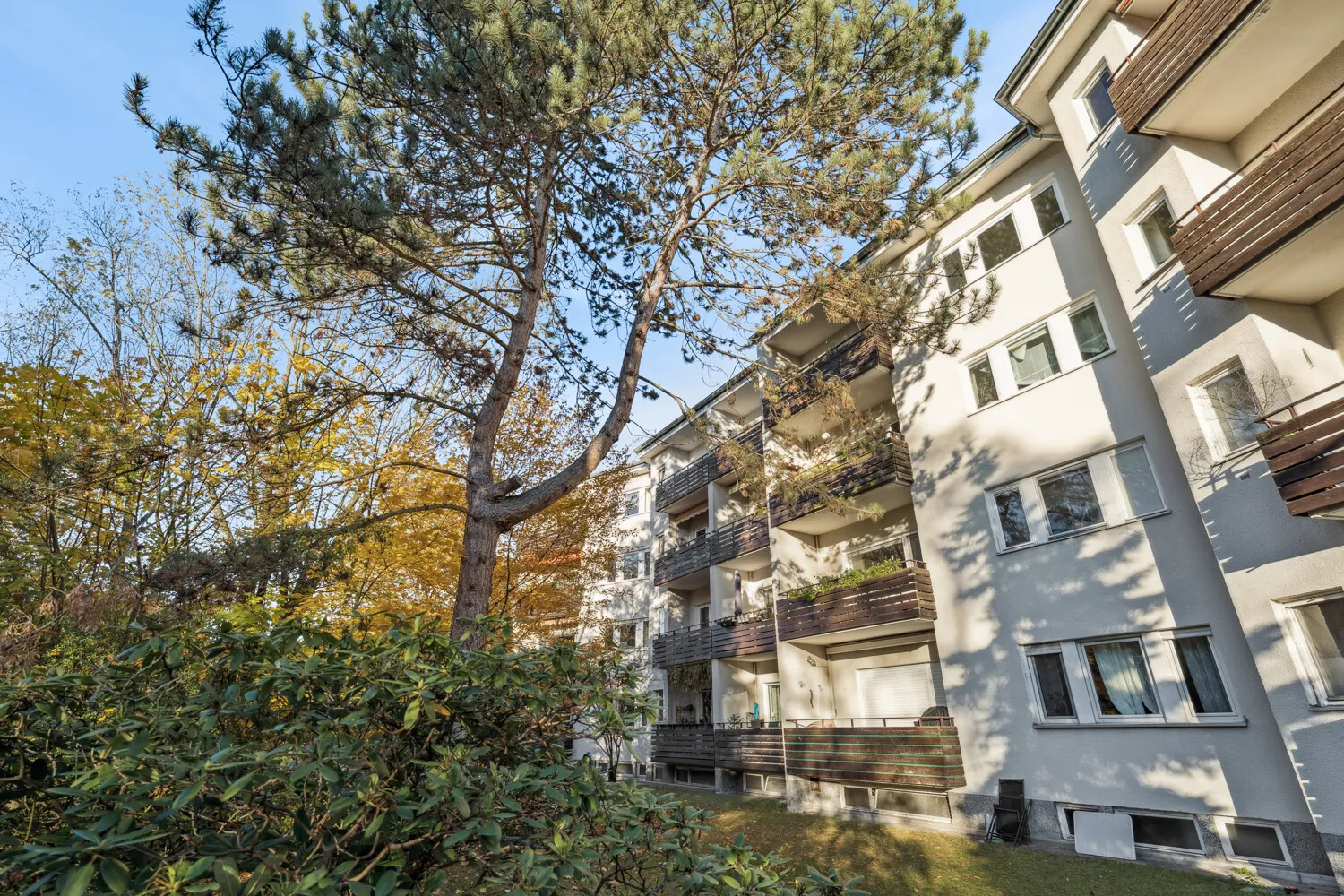 rückwärtige Ansicht