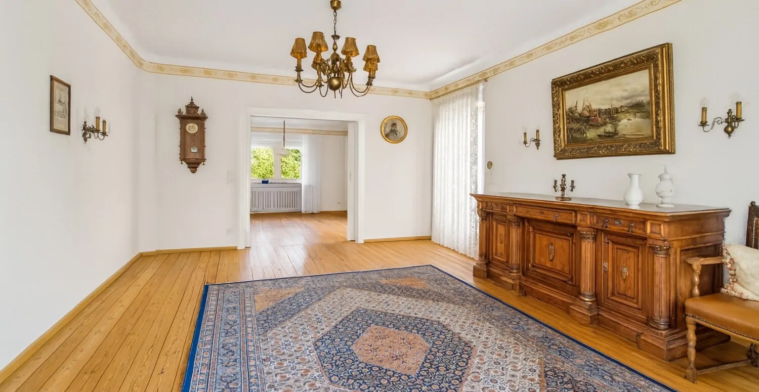 Wohnzimmer KI bearbeitet