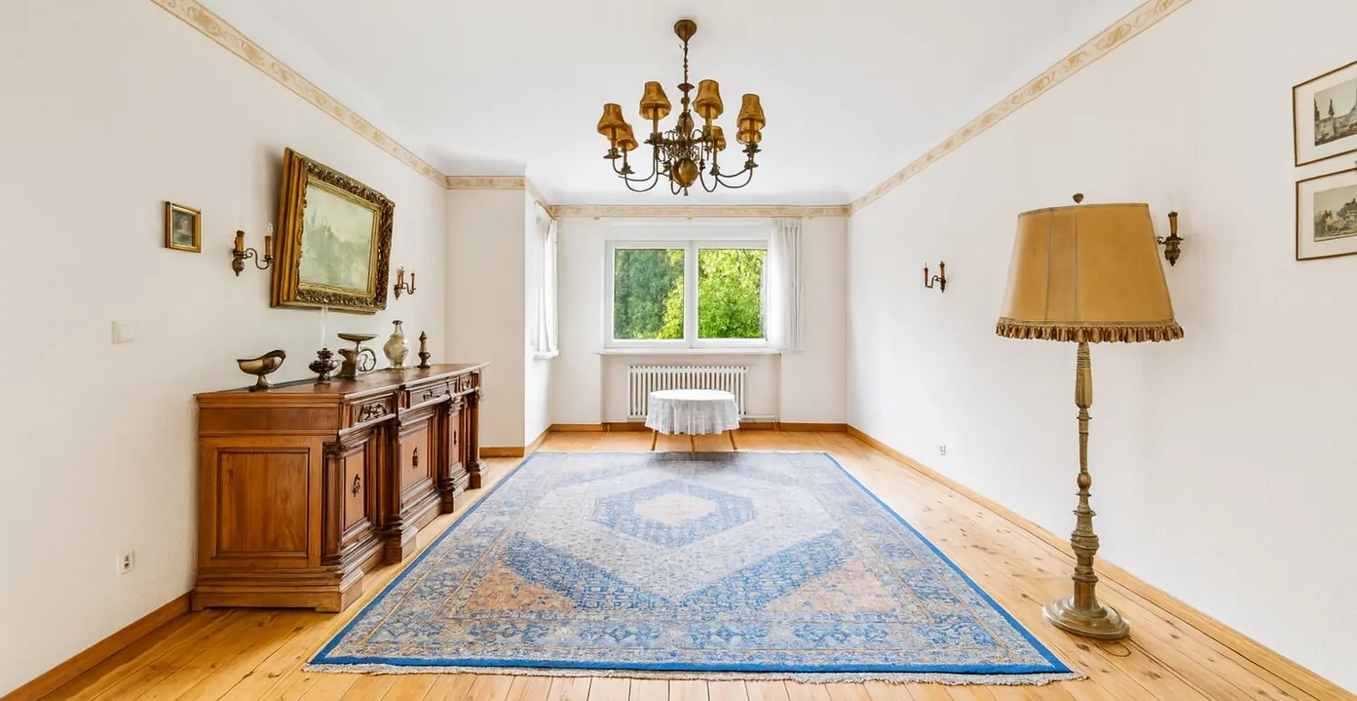 Wohnzimmer KI bearbeitet