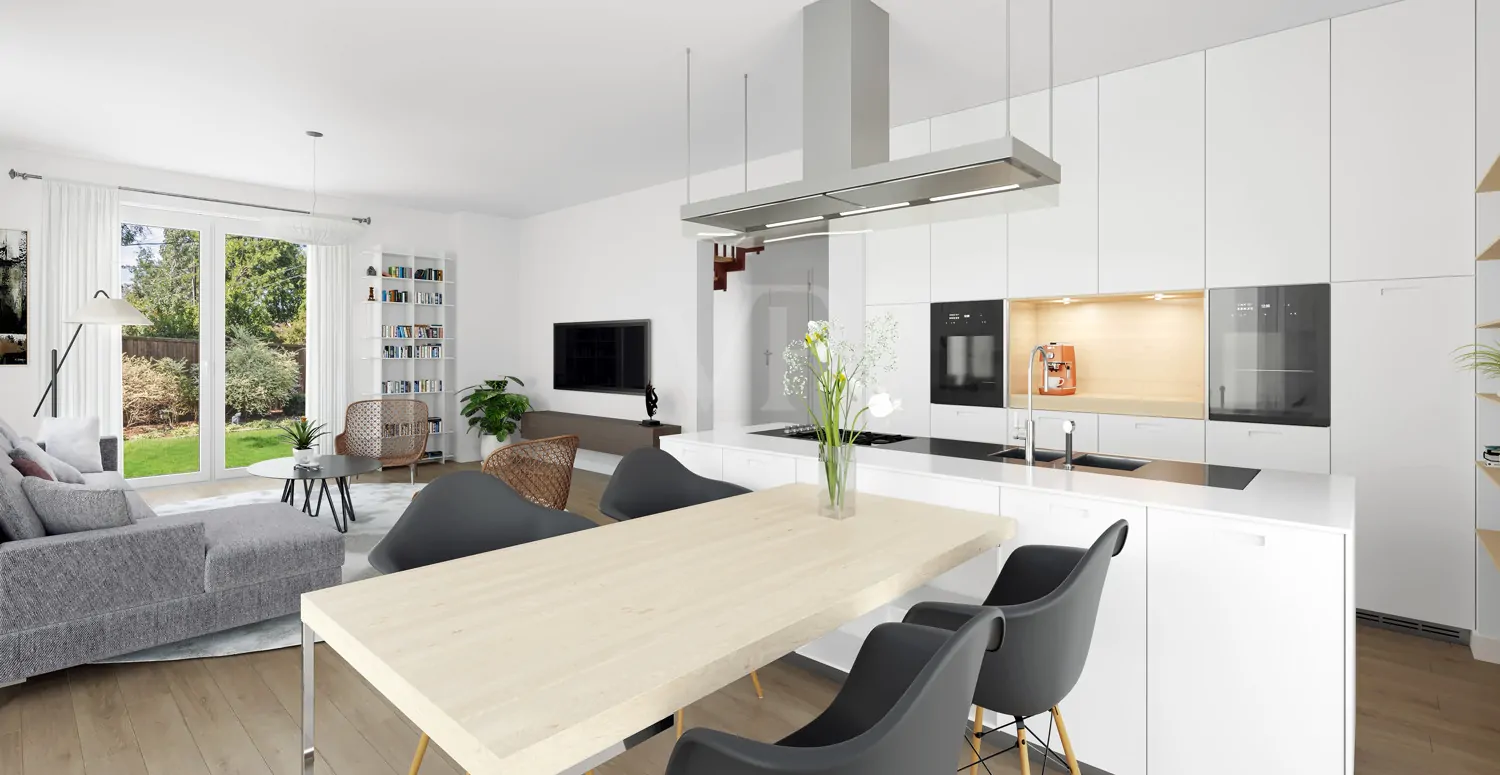 Blick Küche & Wohnen visualisiert