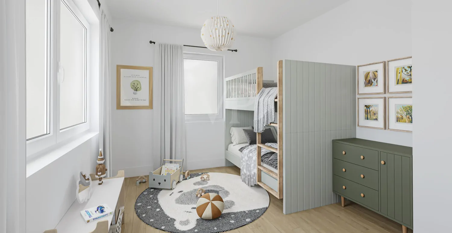 Zimmer 1 OG visualisiert