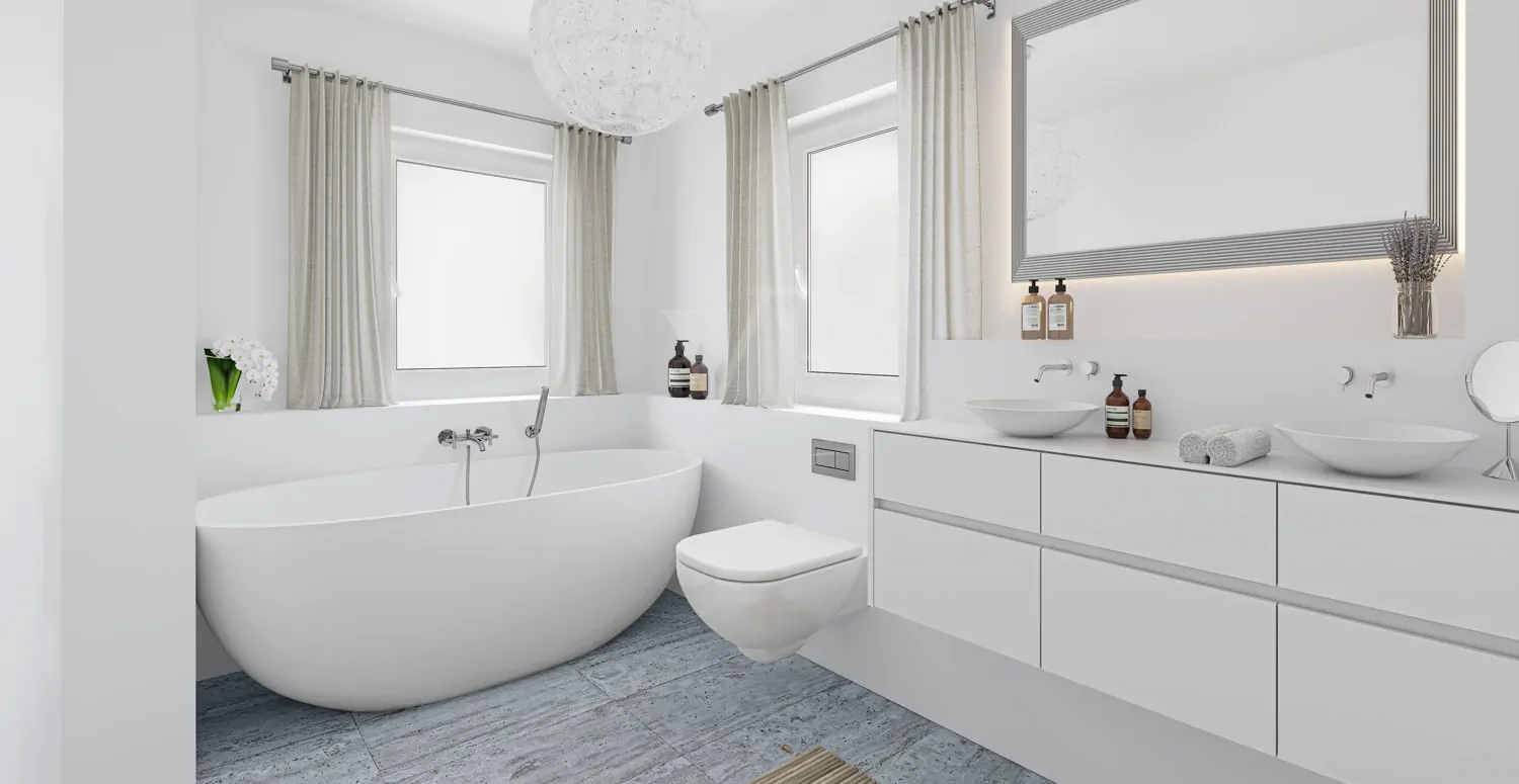 Badezimmer OG visualisiert