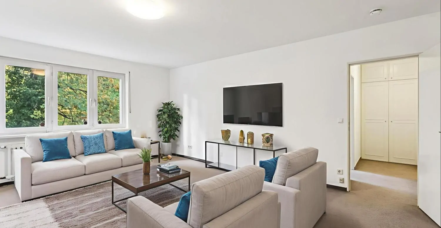 Wohnen am Hubertussee-
gepflegte 2-Zimmerwohnung im Grunewald