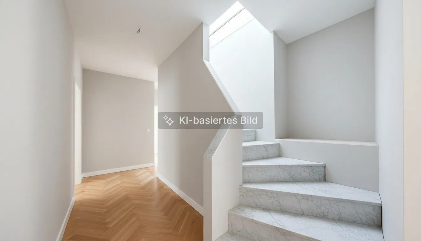 KI Visualisierung Flur / Aufgang Dachterrasse