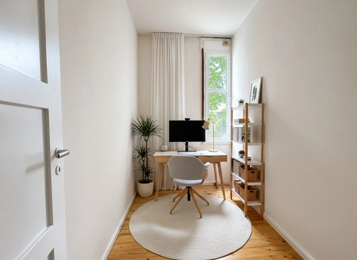 Visualisierung Arbeitszimmer (KI-generiert)