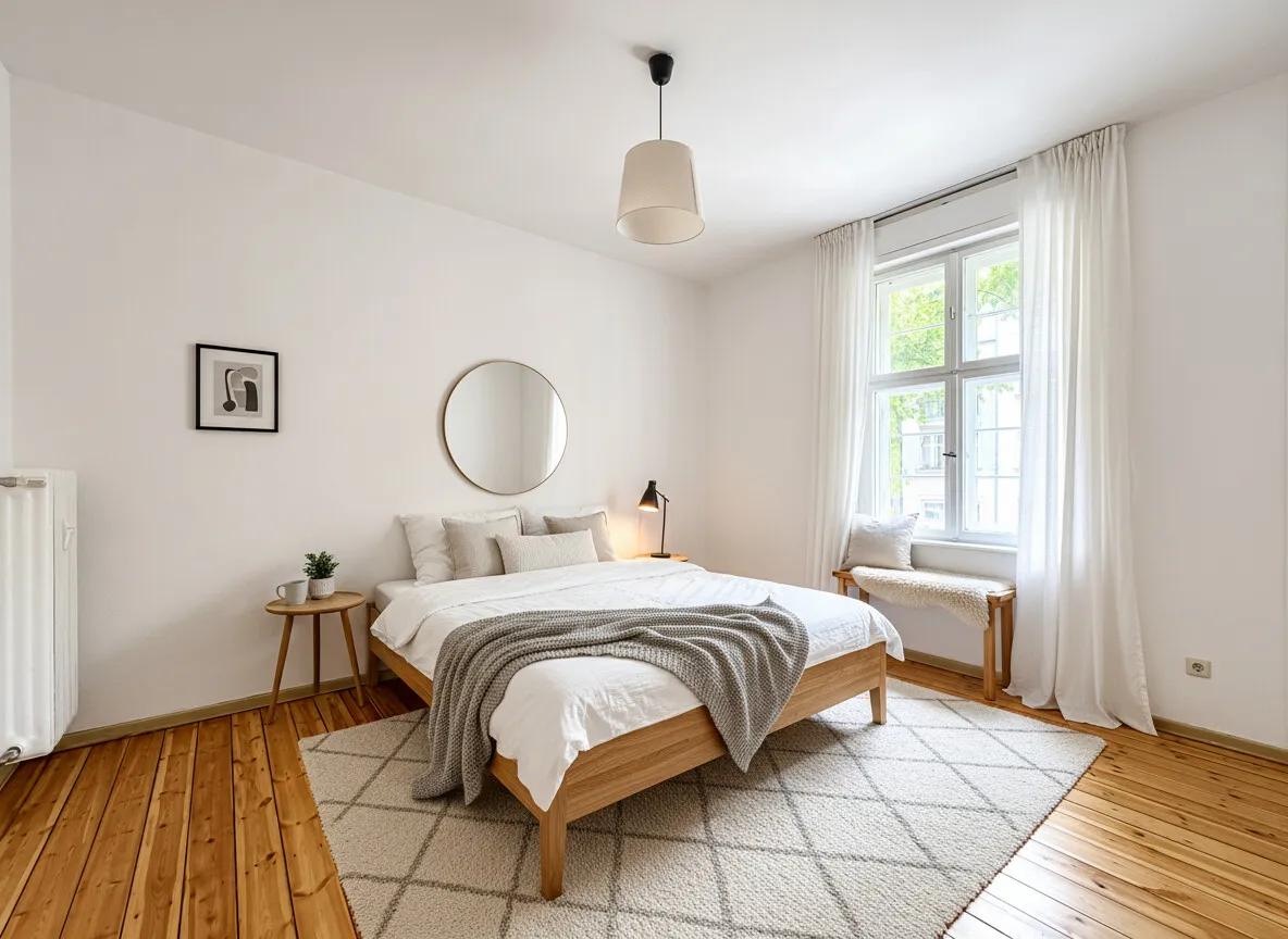 Visualisierung Schlafzimmer (KI-generiert)