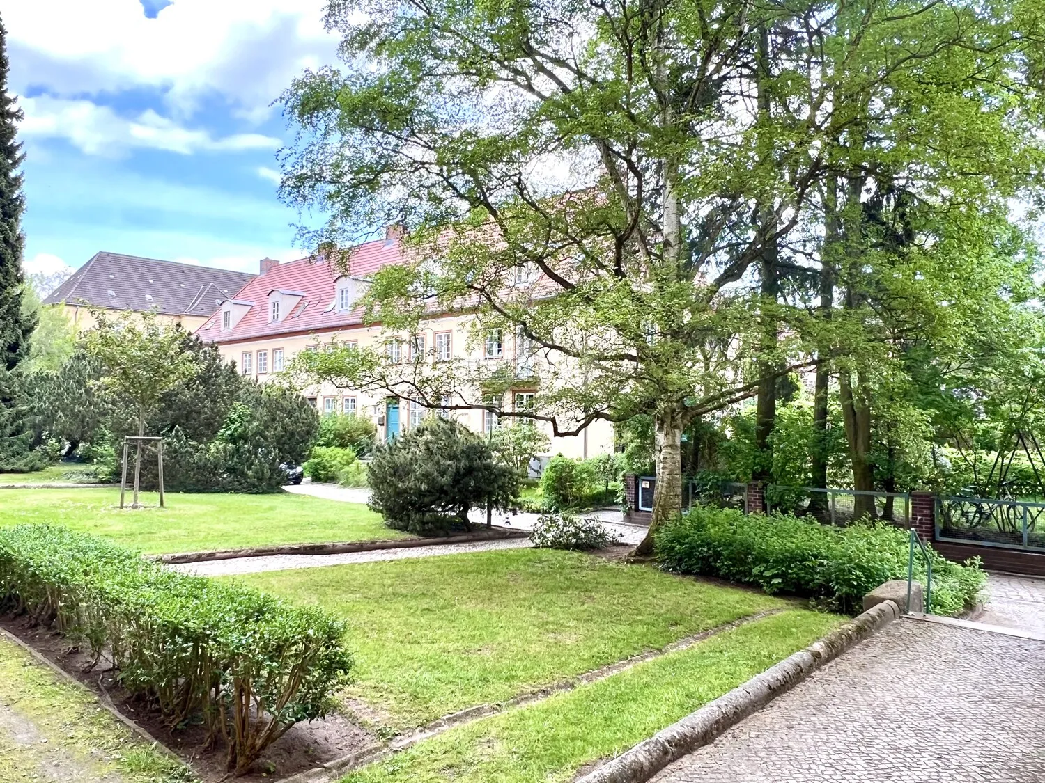 Blick in den Gemeinschaftsgarten