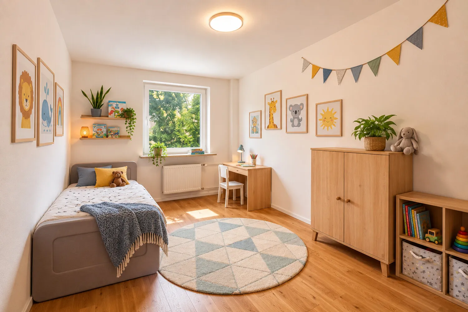 Kinderzimmer KI generiert