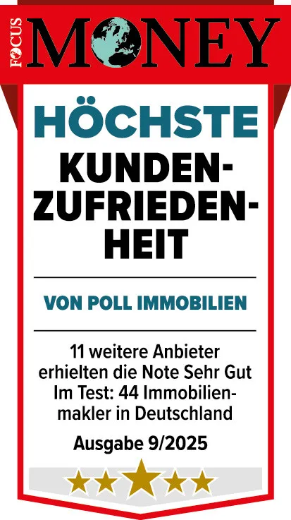 Siegel_FOMO_Hoechste Kundenzufriedenheit_2025_VON POLL IMMOBILIEN