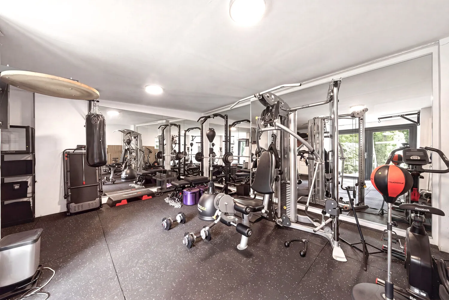 Fitnessbereich Gartenhaus