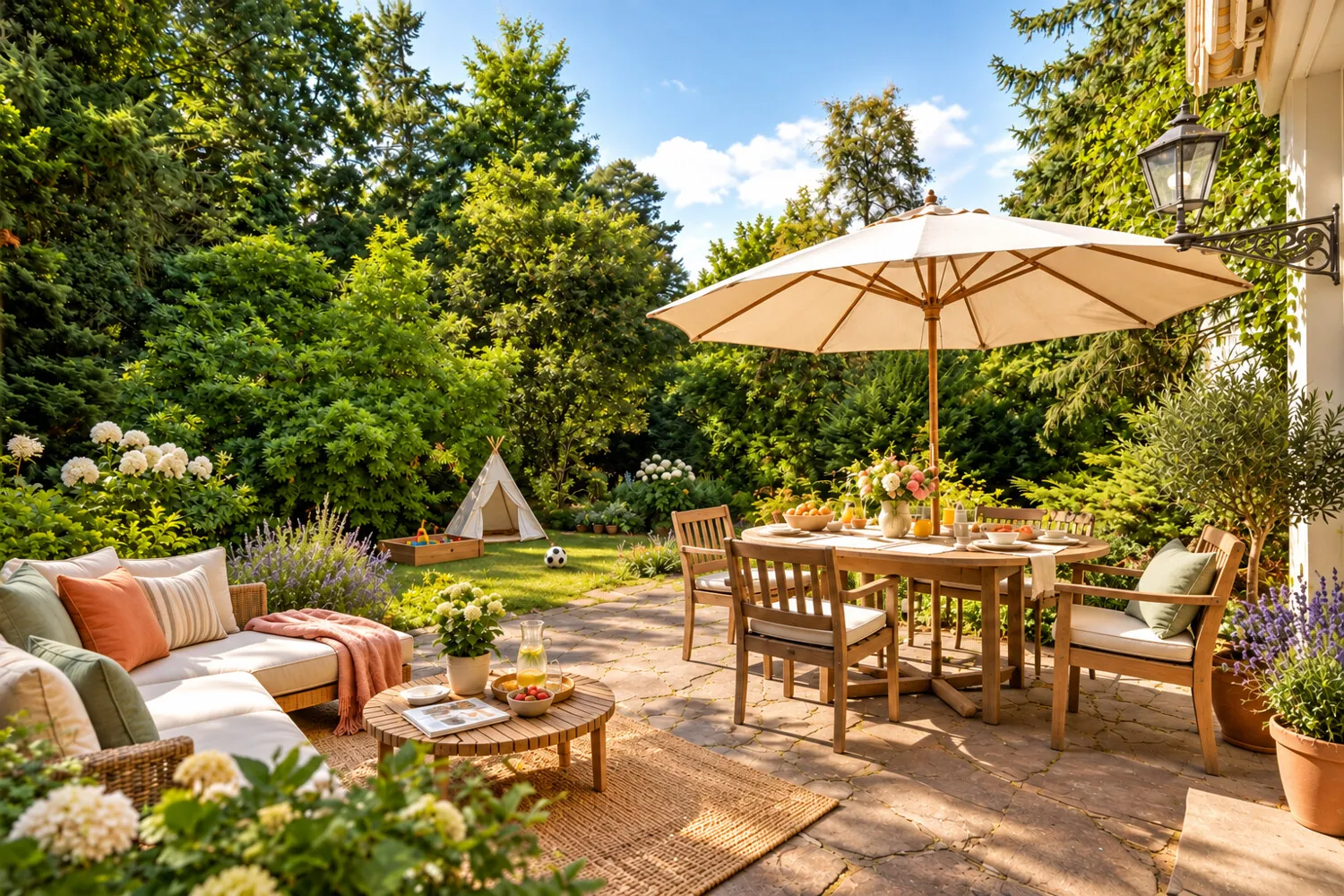 Terrasse Visualisierung mit KI