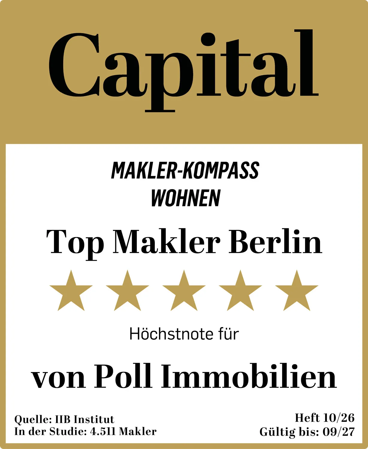 2026 Maklerkompass Wohnen 5 Sterne_BerlinRoloff