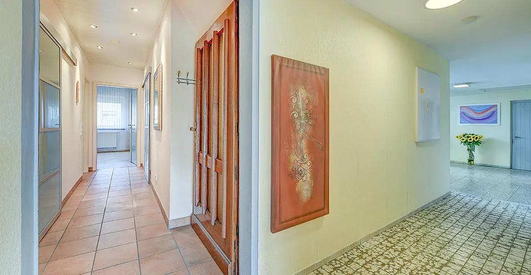 Zugang Wohnung im Erdgeschoss