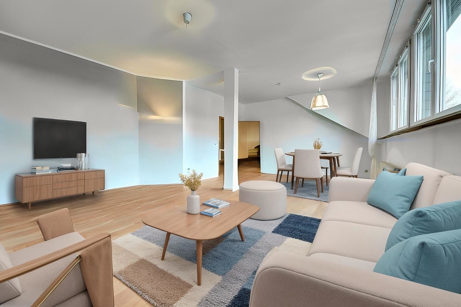 Wohnzimmer (Musterbild)