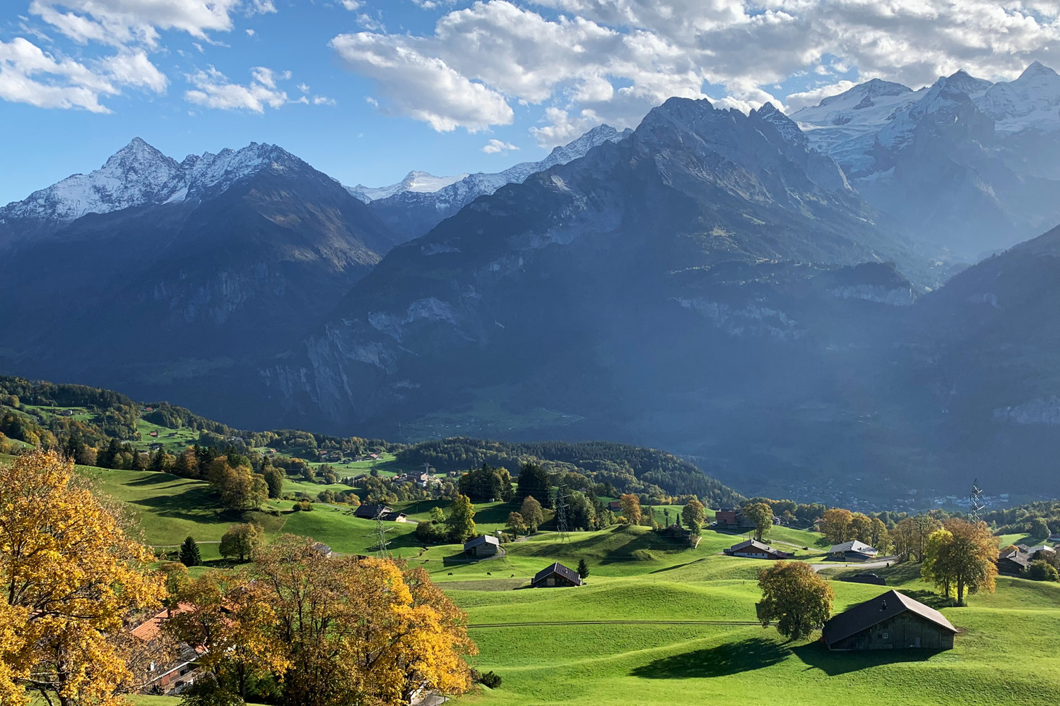 Blick von Hasliberg auf Schattenhalb