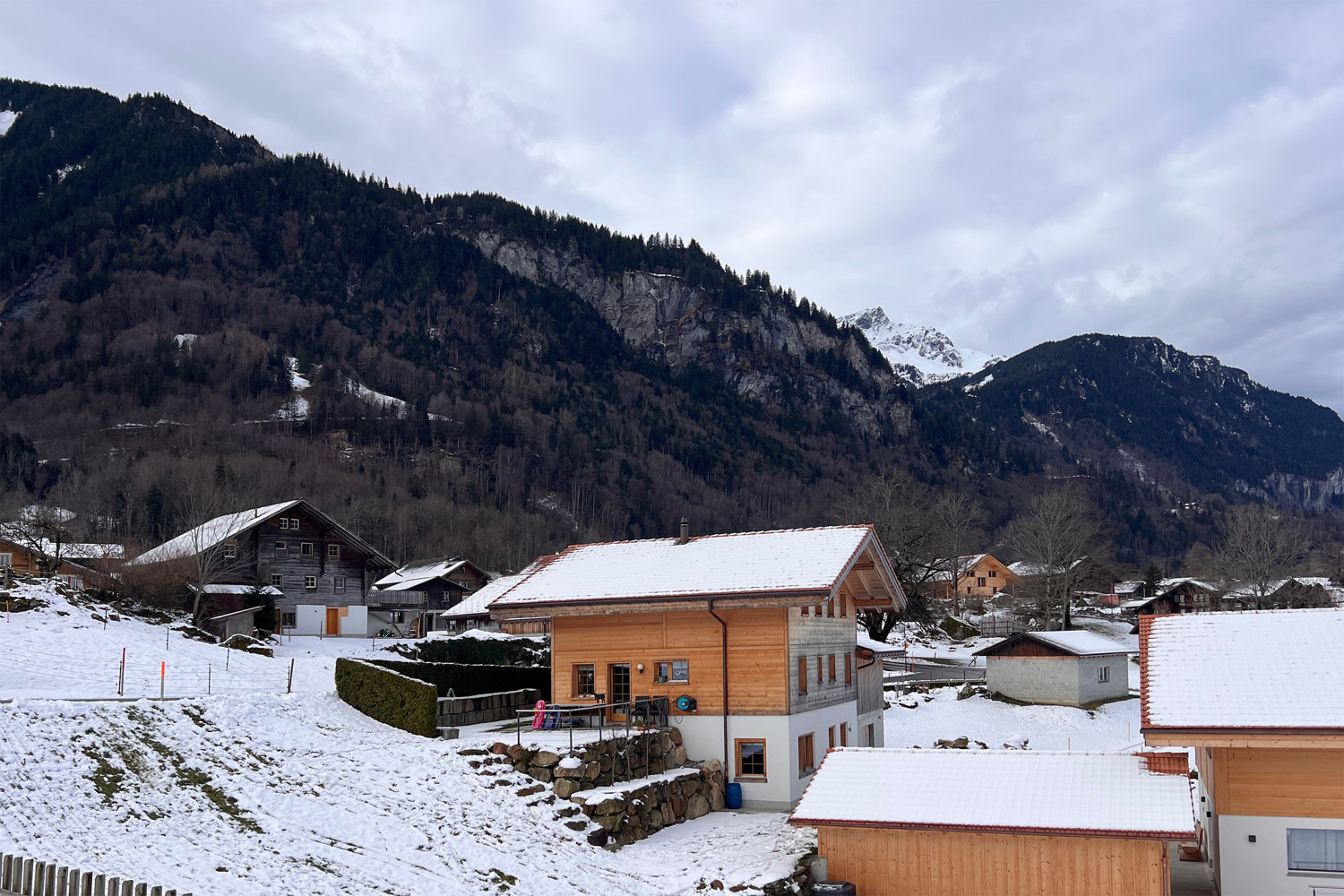 Blick vom Balkon