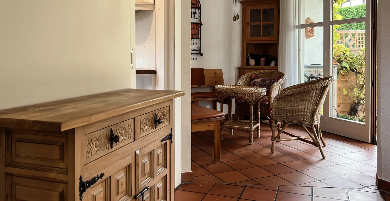 Blick zum Essbereich