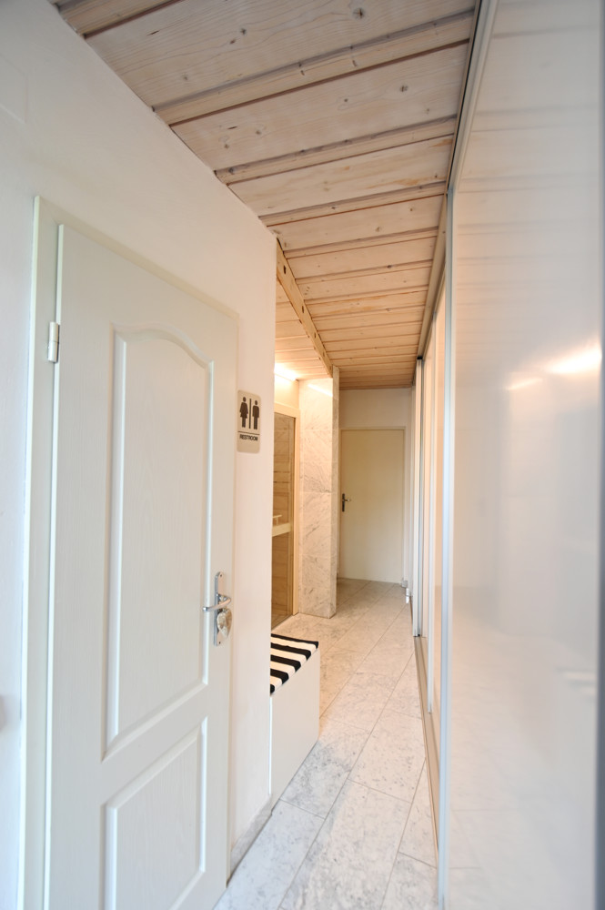 H.-Haus, Gäste WC mit Saunabereich