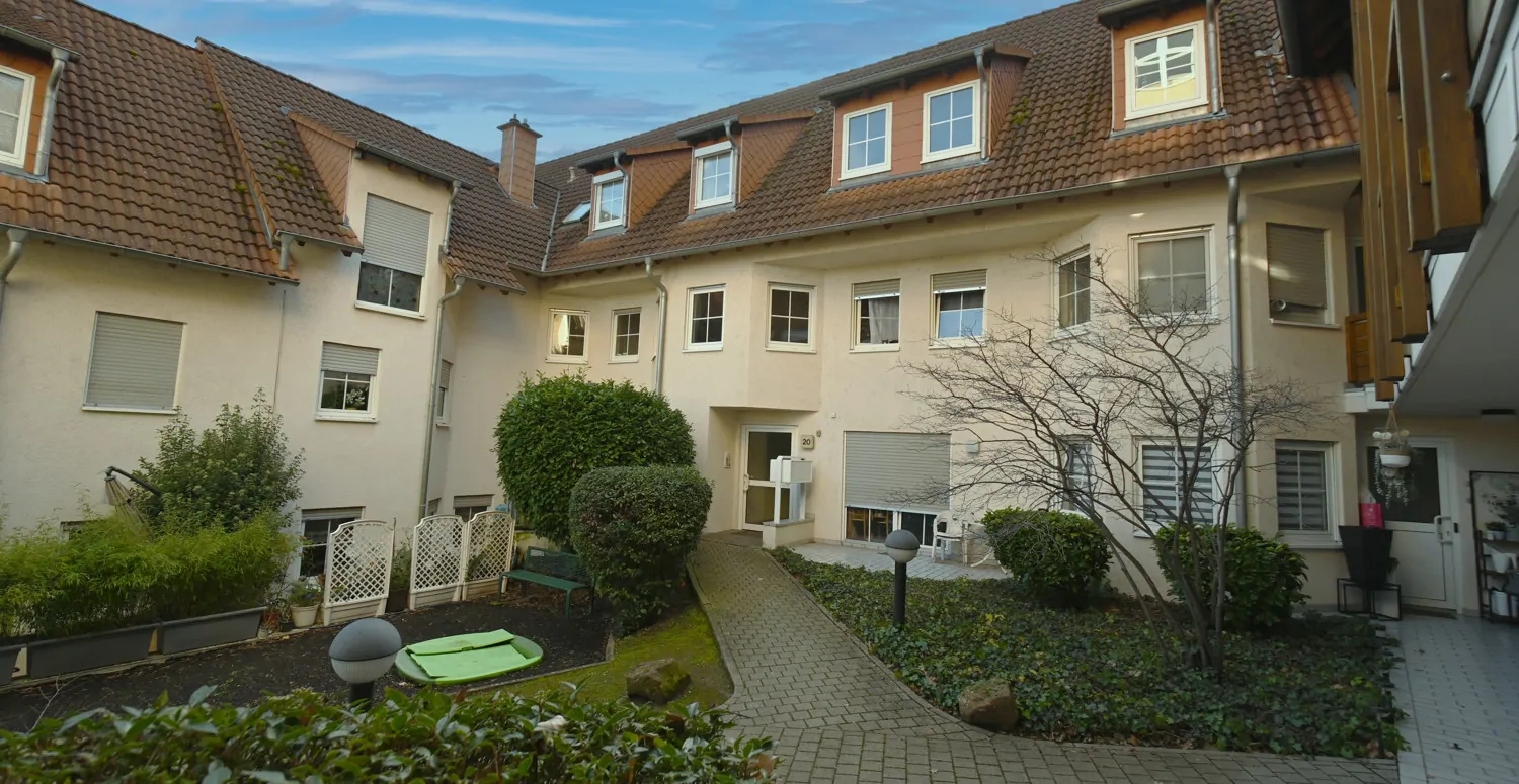 Suchen Sie eine ruhige und trotzdem zentral gelegene ETW mit Tiefgaragenstellplatz in Worms?