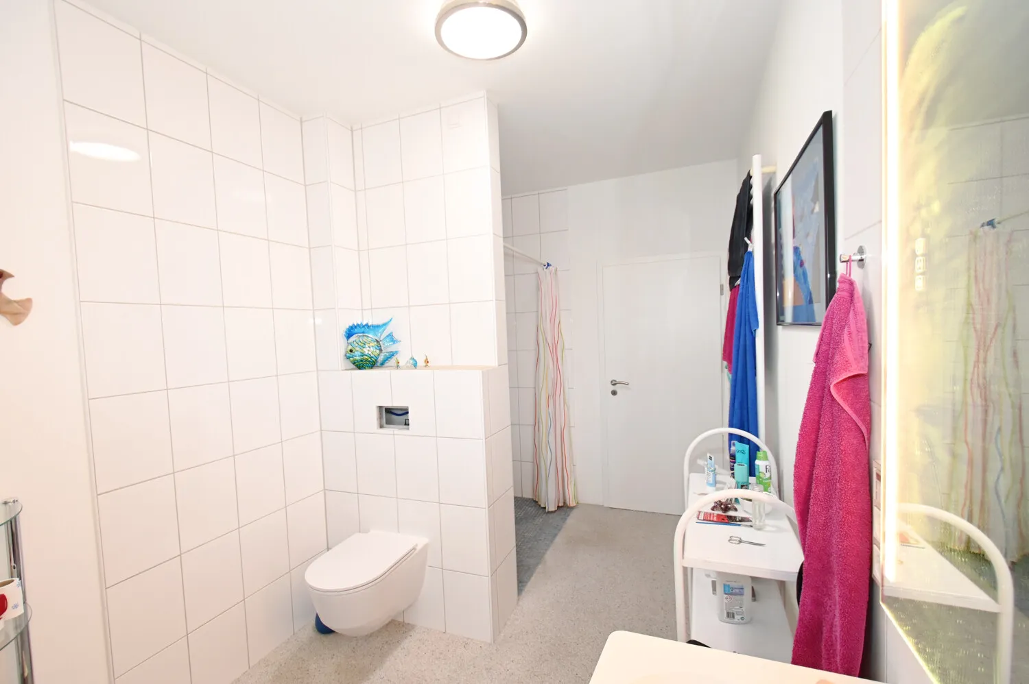 Tageslicht Duschbad mit WC