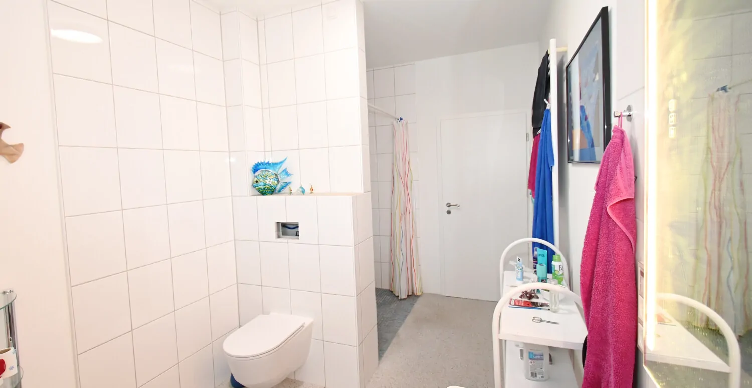 Tageslicht Duschbad mit WC