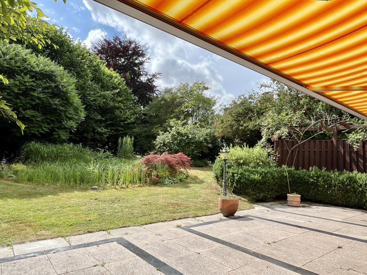 Terrasse und Garten