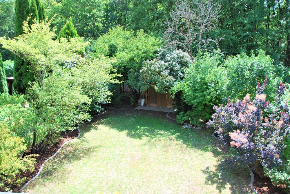 Garten vom Balkon