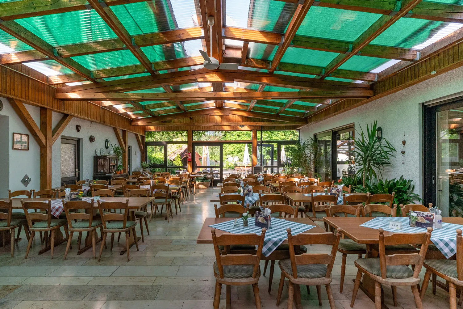 Überdachte Terrasse