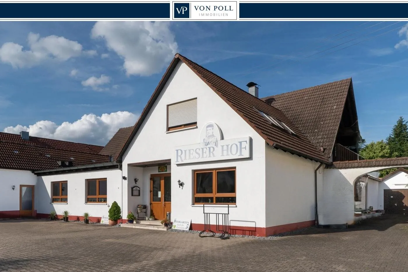 Gastronomie mit Biergarten, Saalbetrieb und großer Wohnfläche in idyllischer Lage
