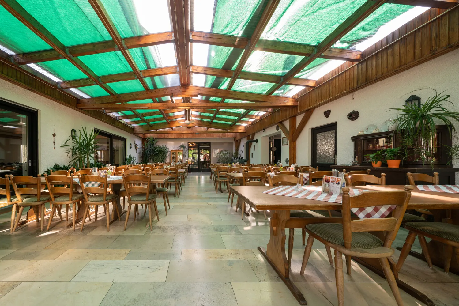 Überdachte Terrasse