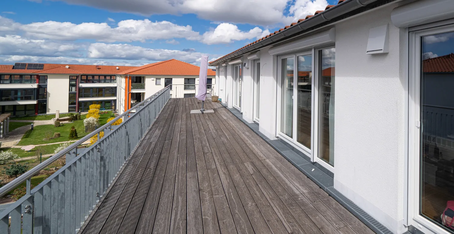 über 50 m² Freiluftfläche