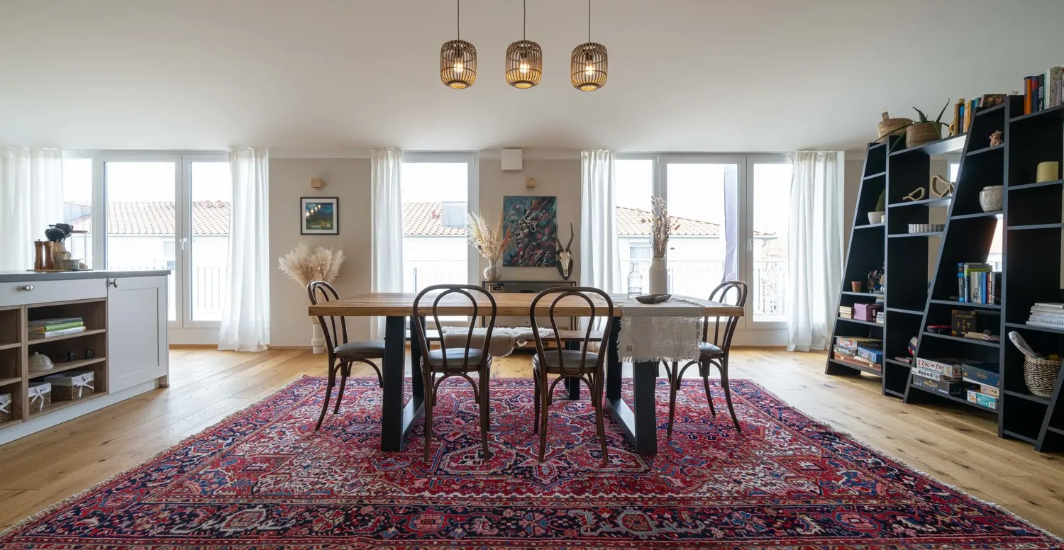 der Essbereich als Mittelpunkt