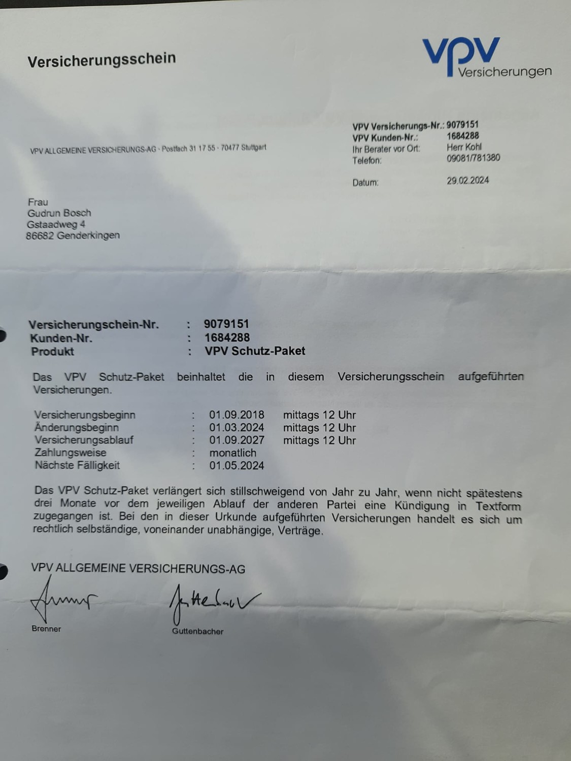 Gebäudeversicherung