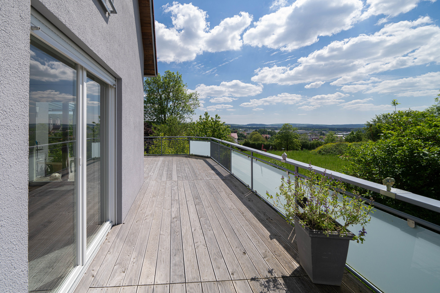 Großzügiger Balkon