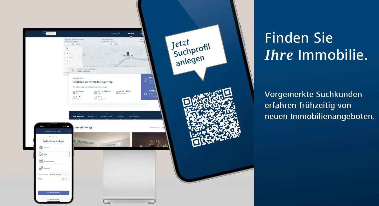 Werbung - Suchprofil anlegen
