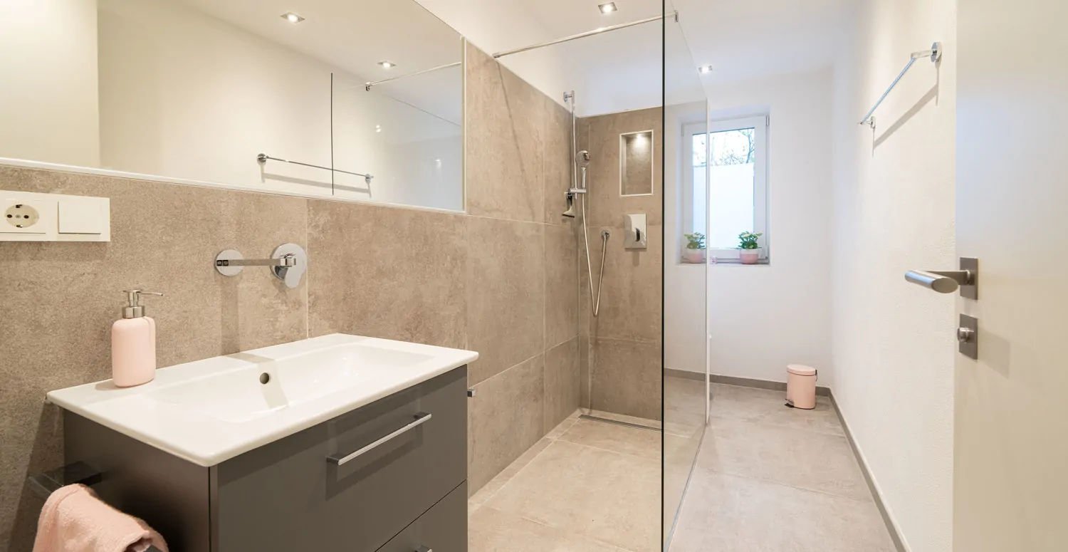 Großzügiges Gästebad