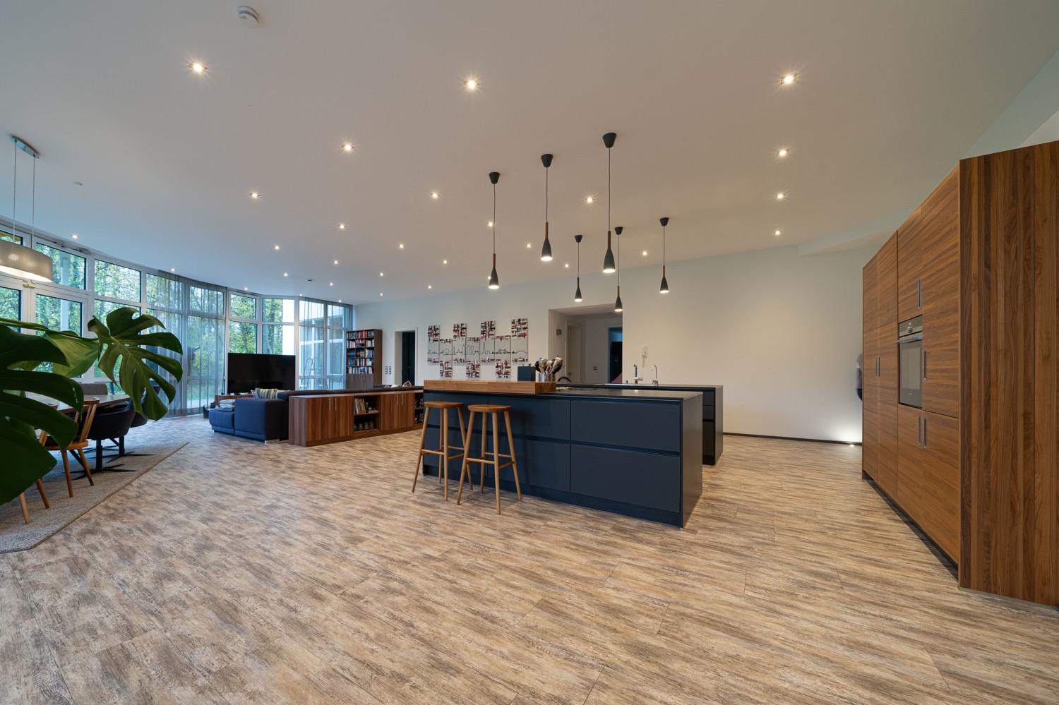 Wohnen, essen, kochen, leben auf fast 100 m²