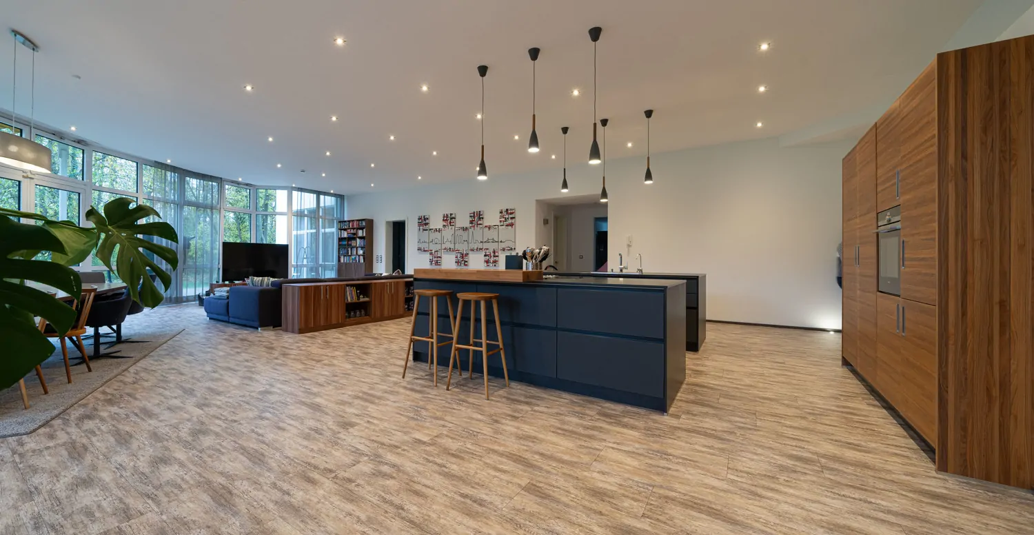 Wohnen, essen, kochen, leben auf fast 100 m²