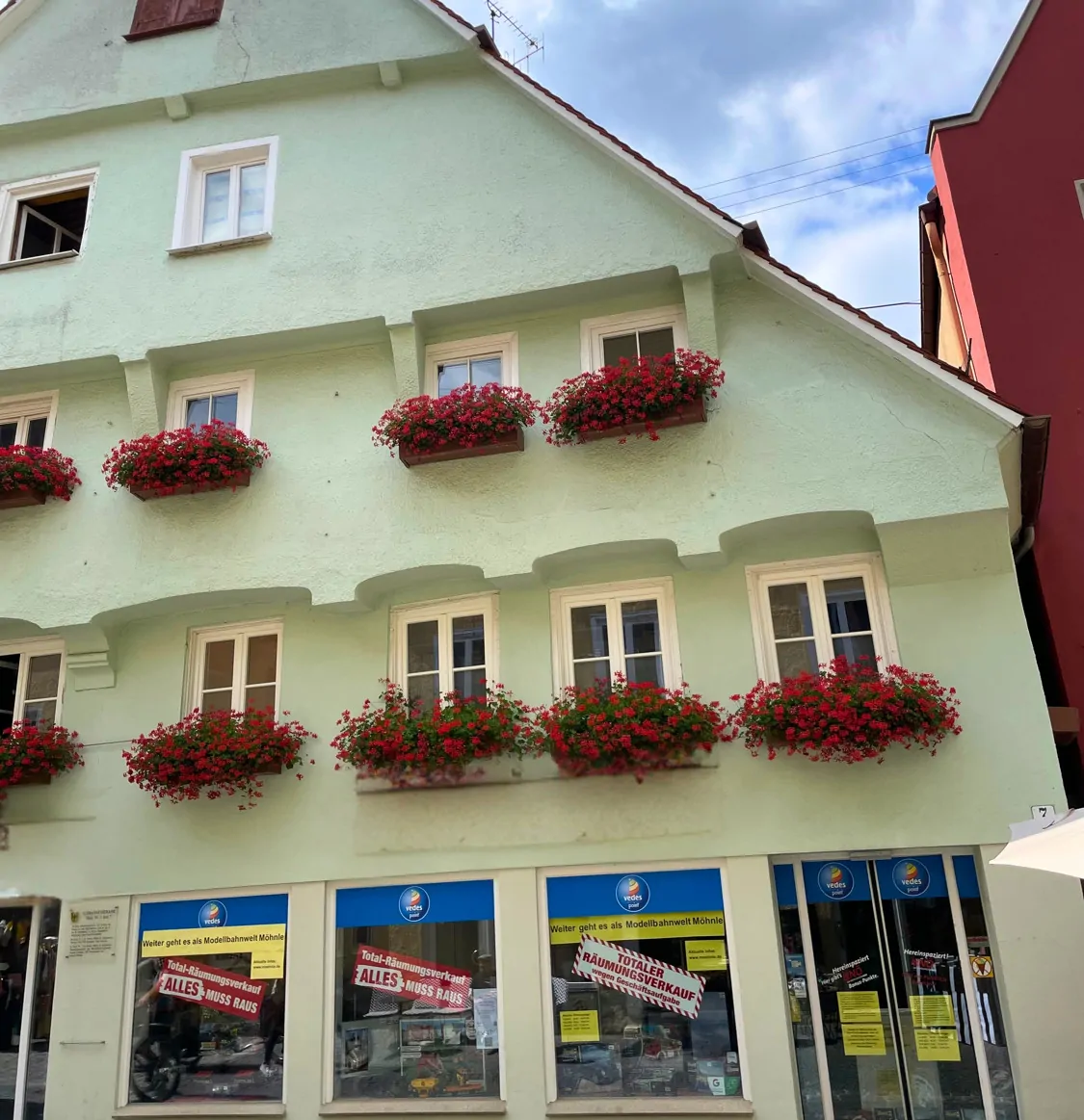 Seltenes Angebot - Ladengeschäft in 1A-Lage in der Nördlinger Fußgängerzone mit ca. 300m²