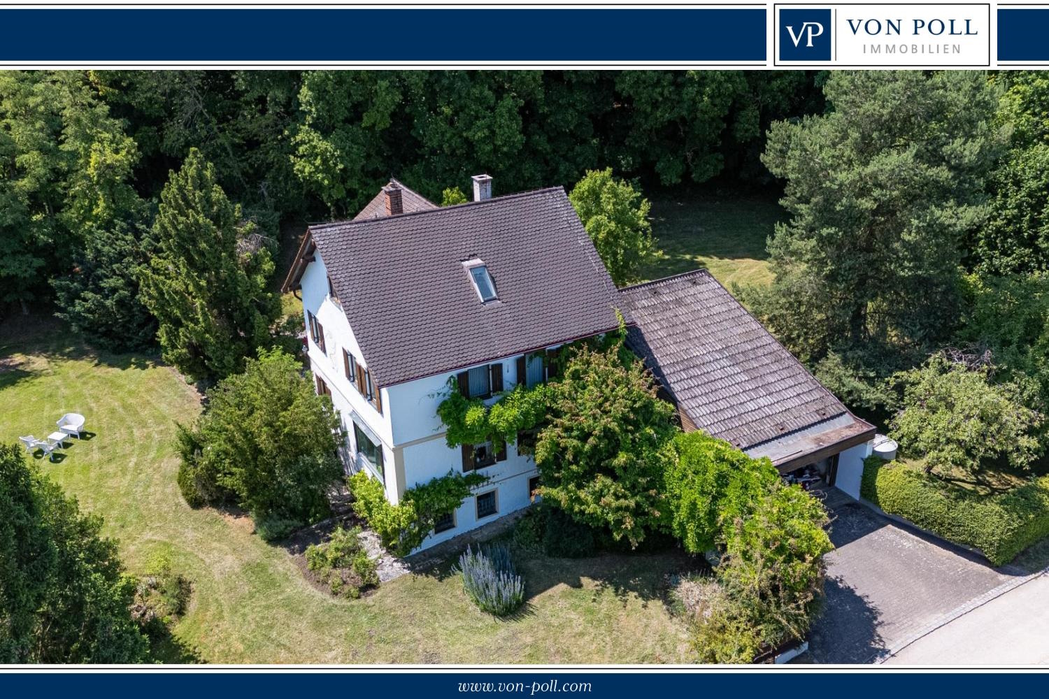 Charmante Villa in Alleinlage mit Weitblick – Ein Refugium mit Charme und Geschichte in Ebermergen
