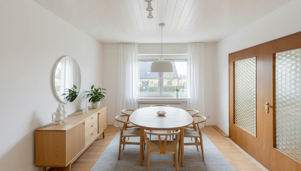 EG Essbereich mit Einrichtungsbeispiel