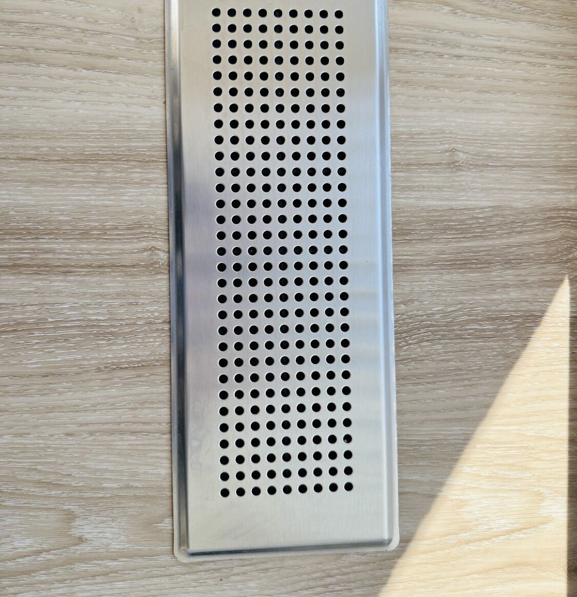 Lüftungsgitter im Fußboden