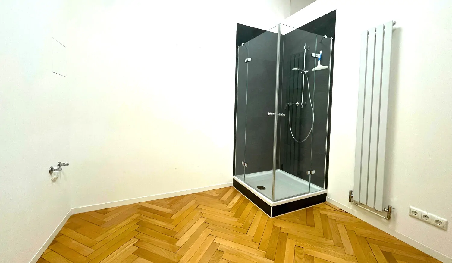 Behandlung mit Dusche