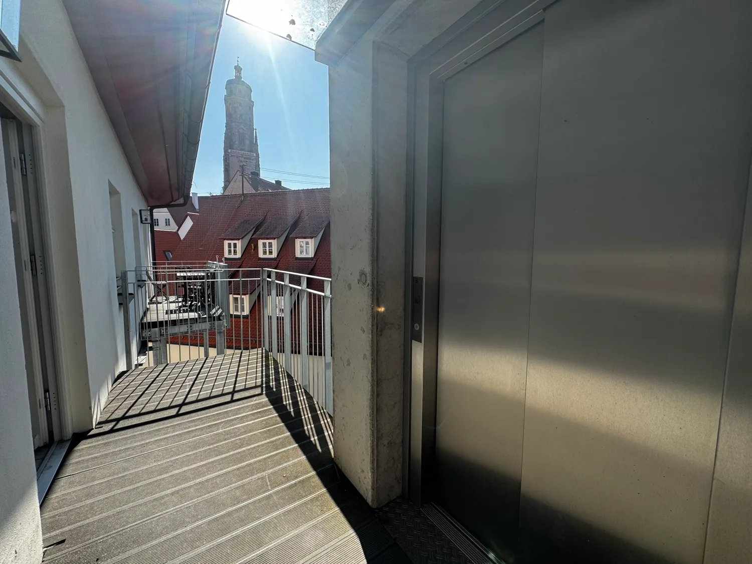 Zugang mit Aussicht