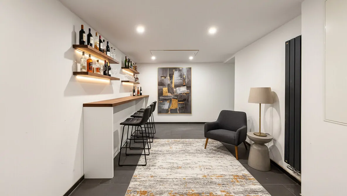 OG Eingangsbereich mit Einrichtungsbeispiel